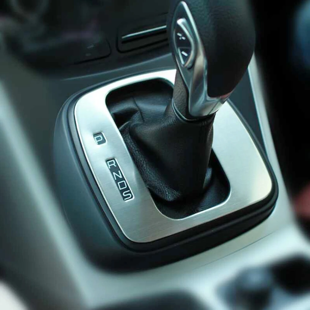 

Car Shift Gear Panel Trim Frame Cover Moulding AT Automatic Transmission For Ford Escape Kuga 2013 2014 2015