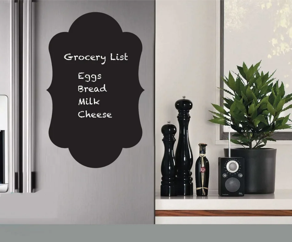 Buy 50cm*30 cm Fridge Sticker Removable Vinyl Decals Chalkboard Sticker Chalk