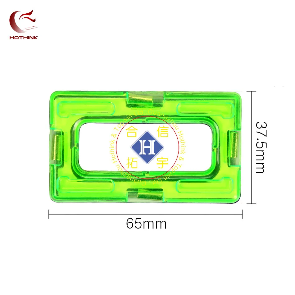 

Hothink 4 pcs Big size Rectangle Magnetic Blocks DIY building bricks parts accessory construct Magnet model Educational toys
