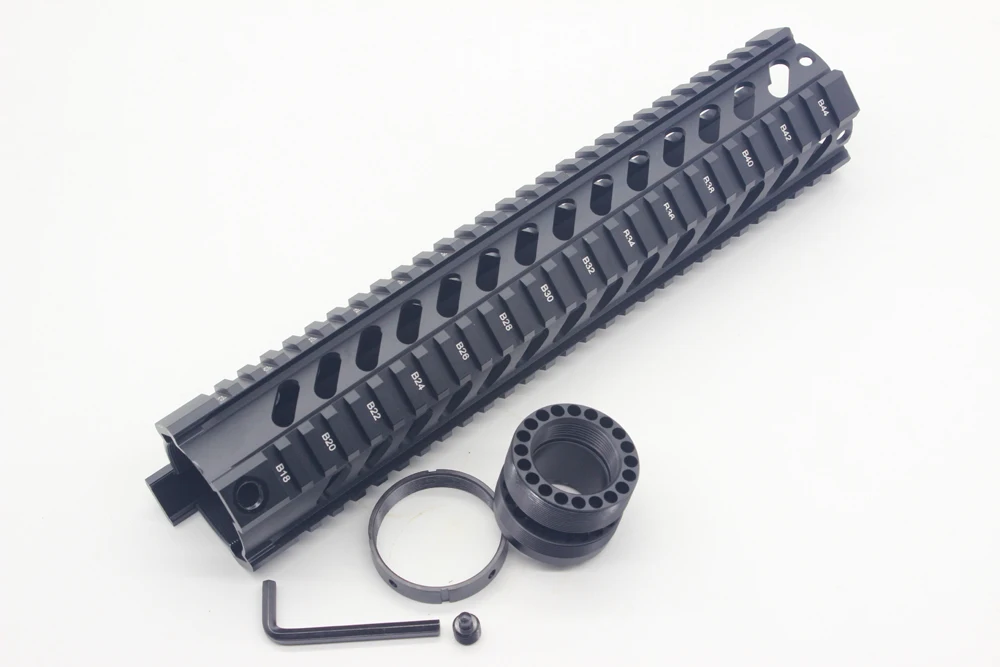 

TriRock New 12 Inches Black Free Float Quad Key-Mod System Rail Mounting Handguard Free Shipping