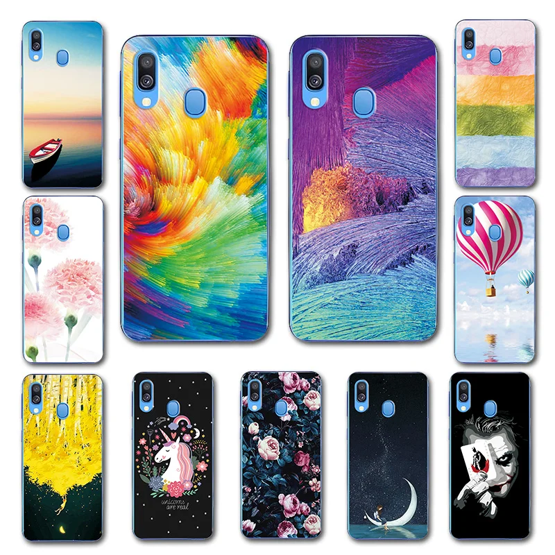 

Novelty Soft TPU Printed Case For Samsung A40 A20 A30 Silicone Back Phone Capa Cover For Samsung A50 A70 A40 Case Fundas