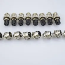 5 шт. авиационный разъем мужской и женский Панель металлической проволоки разъем 12 мм GX12-2P/GX12-3P/GX12-4P/GX12-5P/GX12-6 P