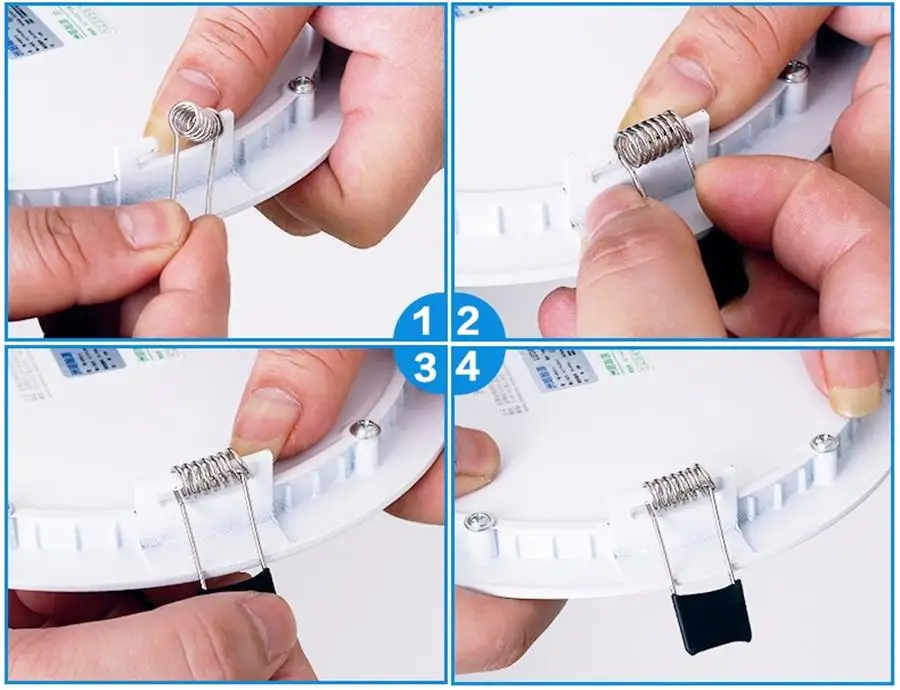 Square are LED Panel Light 6W 12W 18W Round Downlight AC85-265V LED Surface Ceiling Lamp For Kitchen Lighting