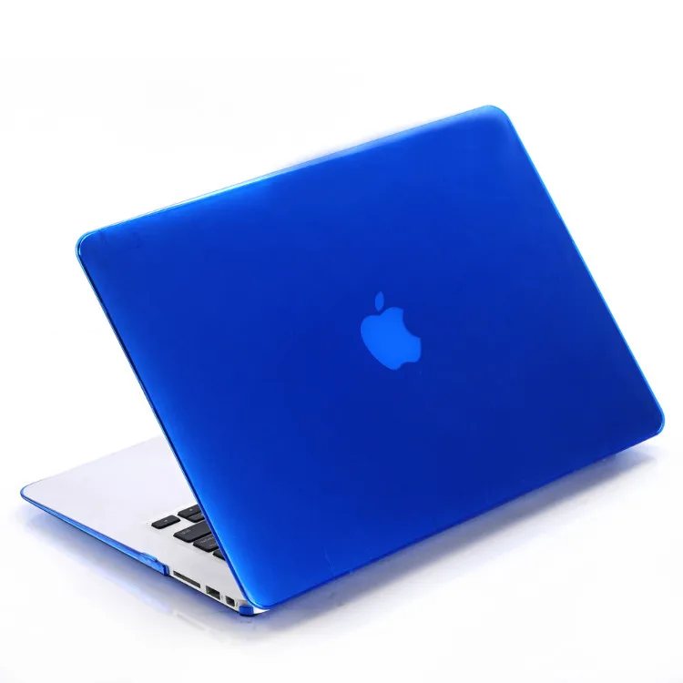 Для MacBook Air 13 Чехол Pro retina 12 13 15 Хрустальный чехол для Macbook New Pro 13 15 с сенсорной панелью чехол для Macbook жесткий чехол - Цвет: deep blue