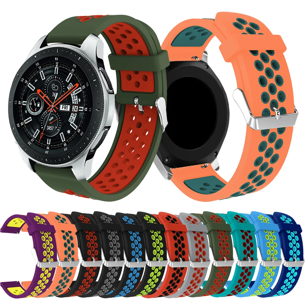 

Bracelet for Samsung Galaxy Watch 46mm Strap Silicone Straps for Samsung Gear S3 Frontier Band 22mm Watch Band Accessories