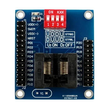 

STM8S 8L TSSOP20 Writer Test Stand Downloader Offline Programmer Programming Block