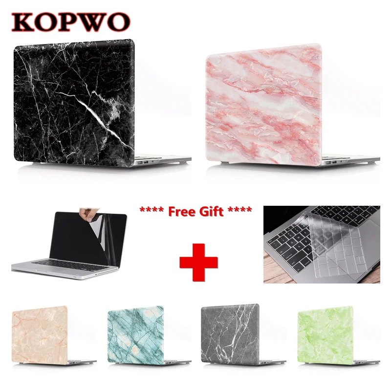 

KOPWO Rock Printing Notebook Coverfor Macbook Air Pro 11 12 13 15 Inch Marble Pattern Laptop Protective Case for Apple Computer