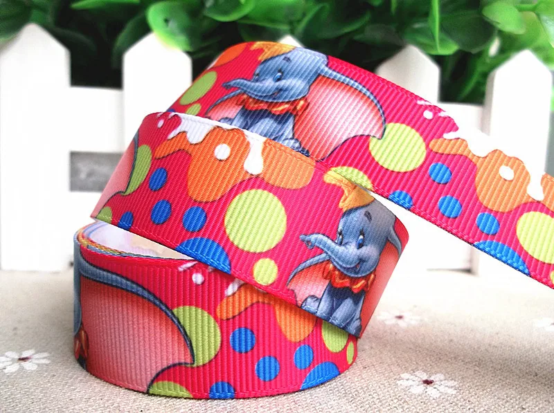 

new arrival 7/8'' 22mm elephant grosgrain ribbon animal ribbon print ribbon 5 yards