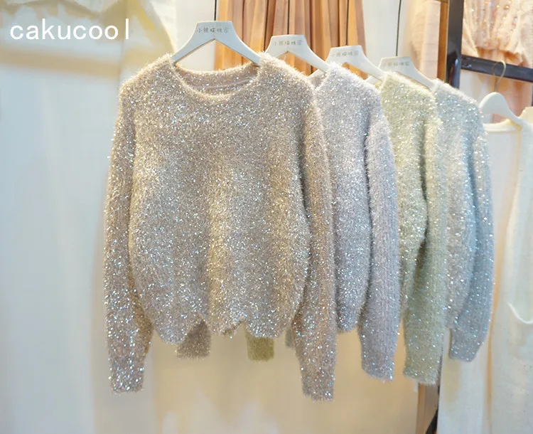 pullover gold lurex