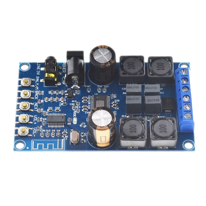 50 Вт * 2 Bluetooth двухканальный стерео усилитель платы цифровой домашний аудио DIY