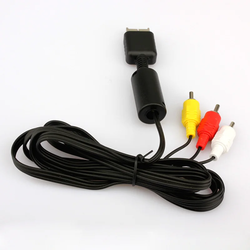 Новый 2 0 м RCA ТВ кабель AV ведущий звук видео для Sony Playstation 3 PS2 PS3 XR649|Кабели передачи