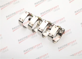

4PCS 1.5" inch Turbo Pipe Hose Coupler T-bolt Clamps Stainless Steel 43/49mm