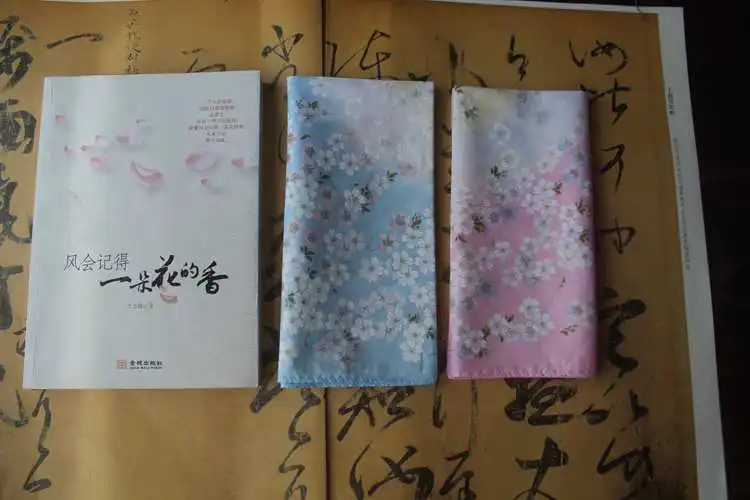 Женский платок хлопок /японский стиль Сакура напечатаны 44 см/много видов использования