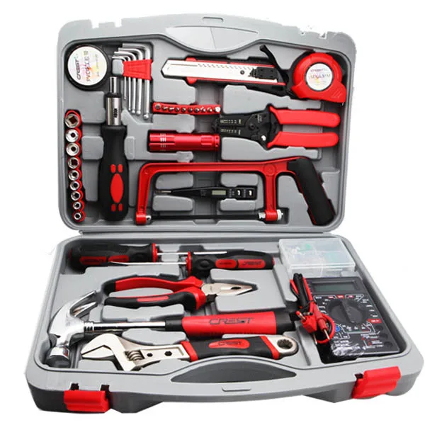 Reid Tool 40 Sets Of Family Home Daily Metal Toolbox Carpenter Reid Tool 40 Sets Of Family Home Daily Metal Toolbox Carpenter Electrician Necessary Household Set