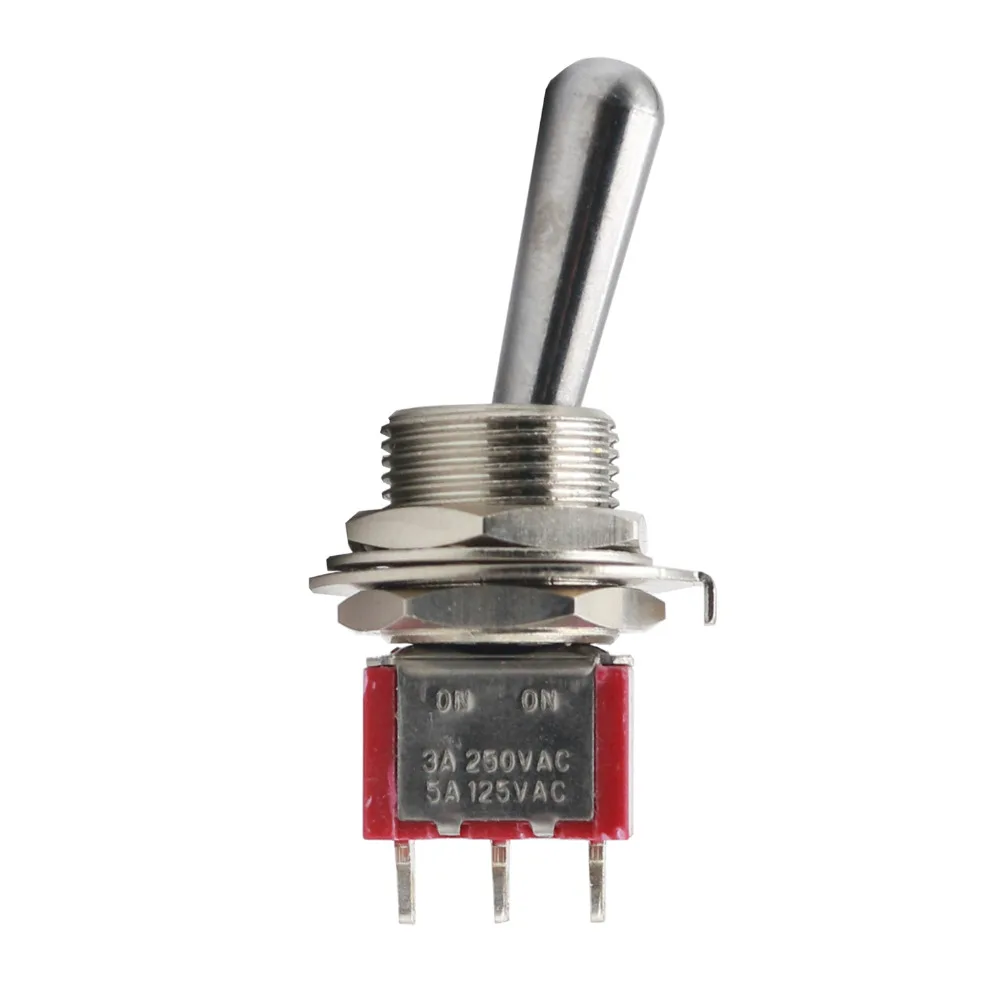 

2Pcs SH ON-ON Maintained 2Position 3Pin SPDT Large Handle T8013-Z1 Mini Toggle Switch