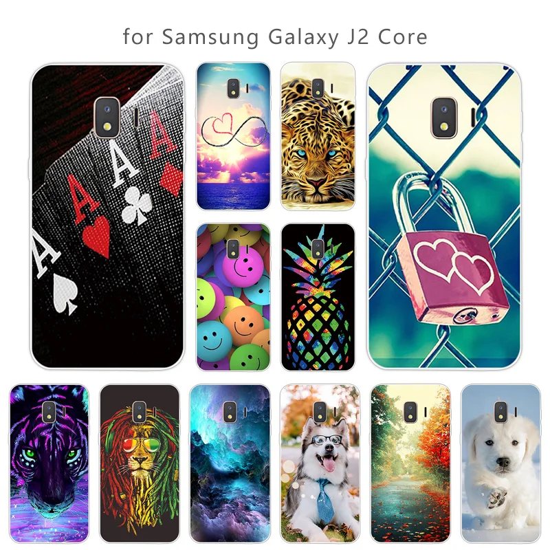 Phone Case For Samsung J2 Core Clear Silicone TPU Soft Fundas for Galaxy SM-J260F Transparent Protector Cover Cor |
