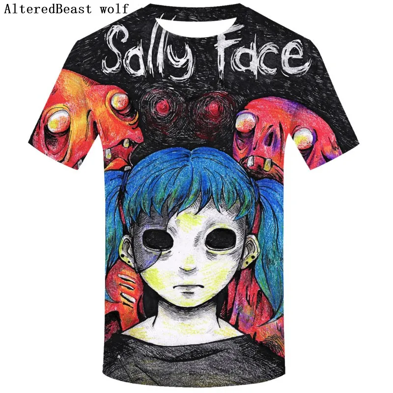 Sally Face Футболка мужская летние 3D футболки для мужчин harajuku с коротким рукавом футболки для мужчин с игровым принтом Sally Face 3D Футболка мужская одежда - Цвет: DMY530