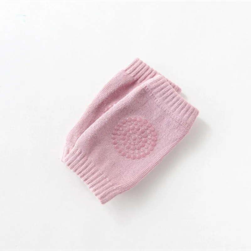 0-18 месяцев детские Нескользящие наколенники летние детские хлопковые наколенники коврик для ползающего ребенка наколенники s махровые толстые сетчатые дышащие - Цвет: Pink2