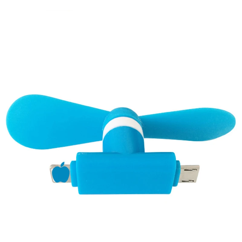 LSTACHi Mini Ventilador USB Micro USB Ventilador de refrigeración portátil de viaje Gadget Ventilador para PC portátil Android Teléfono USB Ventilador
