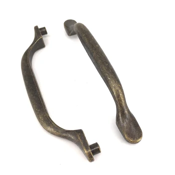 

Length 140mm Zinc Alloy vintage Furniture Cabinet Drawer Pulls And Knobs Antique Kitchen Wardrobe door Drawer Handles CC.128mm
