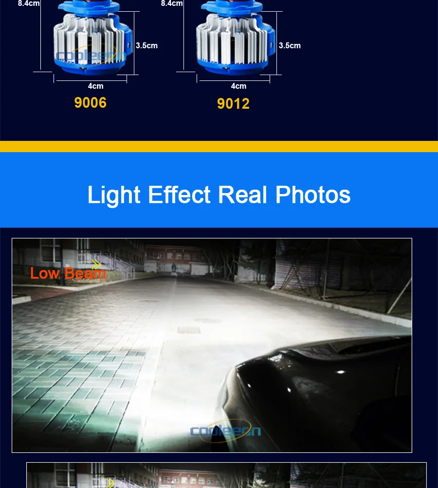 LED car headlight lamp bulb headlamp lighting (15)