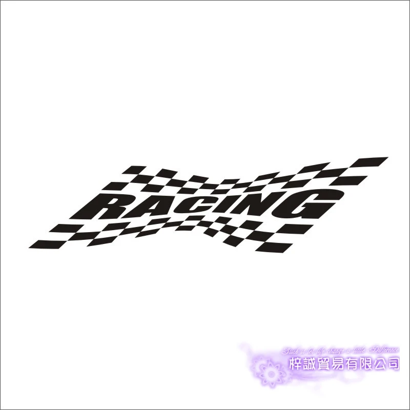 Car Sticker Flag Racing Vehicle Decal Classical Cars Posters Vinyl Wall Decals Pegatina Parede Decor Mural Car Sticker