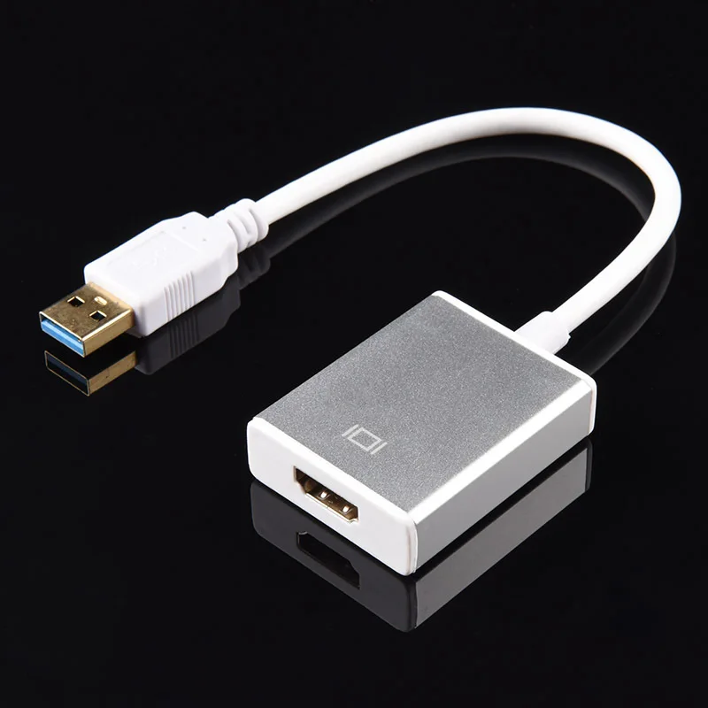 USB 3,0 к HDMI конвертер Кабель-адаптер Multi Мониторы адаптер внешняя видео карта HD 1080 P