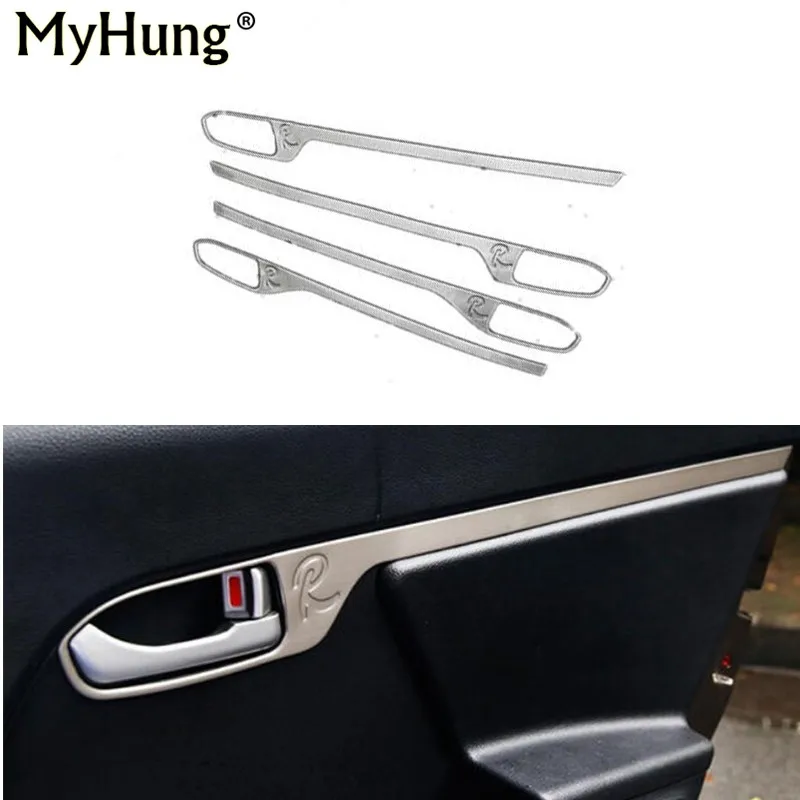 4 Doors EZ Motoring Chrome Door Handle Covers for 2011-2015 Chevrolet Chevy Cruze