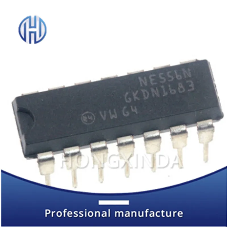 10 шт. NE556N DIP14 NE556 DIP 556N DIP-14 Новый и оригинальный IC | Электроника