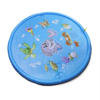 

68 inch Outdoor Sprinkler Pad Swimming Ring for Children Infants Toddlers, Boys, Girls and Kids Splash Play Mat Swimming Rings