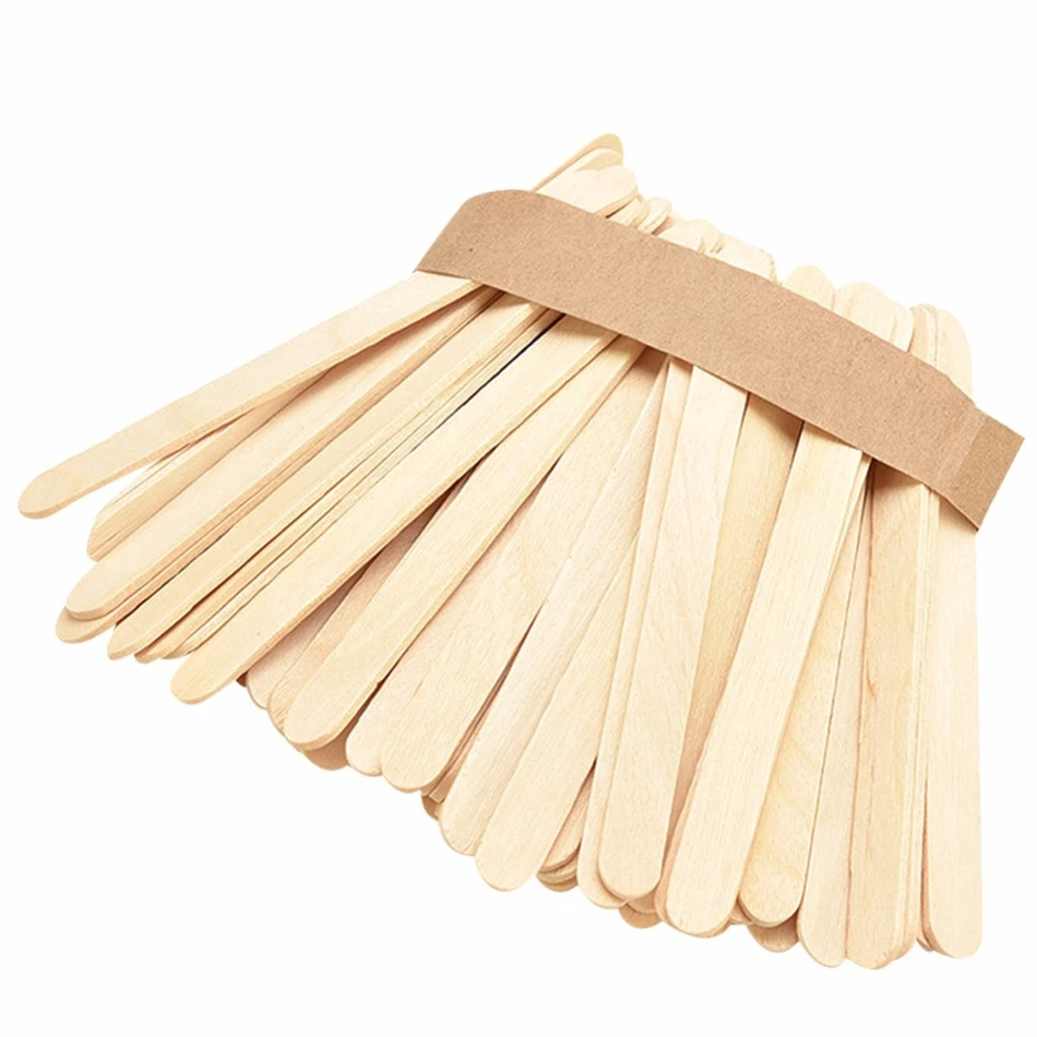 50 шт. натуральные деревянные палочки для сладостей деревянная палочка для мороженого домашнее мороженое палочки из натурального дерева ремесленные палочки 4YANG