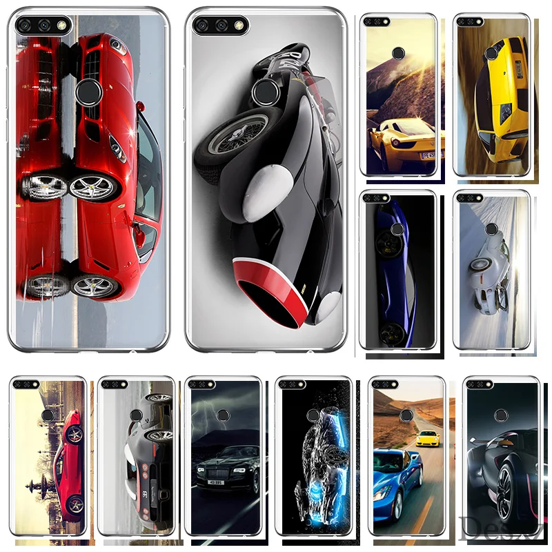 

Luxury Car Phone Case Cover For Huawei Honor 6A 7A 7C 6C 7X Pro 8 8X 9 10 Lite Play