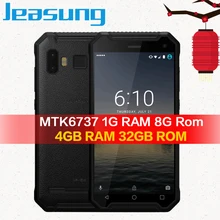 JEASUNG P8 Waterproof Smartpphone IP68 4G Shockproof Phone 2G RAM 16GB ROM Smart phone 5 Fingerprint