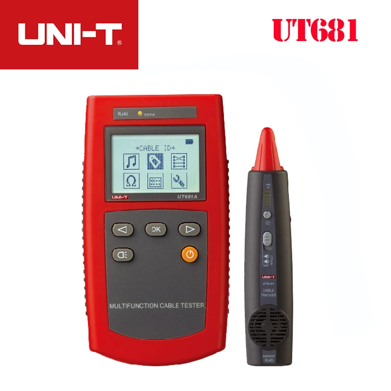 UNI-T UT681A/UT681L/UT681C/UT681HDMI Многофункциональный портативный кабель Finder набор сетевой