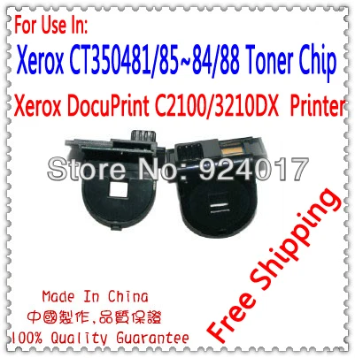 

Toner Chip For Fuji Xerox DocuPrint C2100 C3210DX Printer,For Xerox DP C2100 C3210 CT350485 CT350486 CT350487 CT350488 Toner