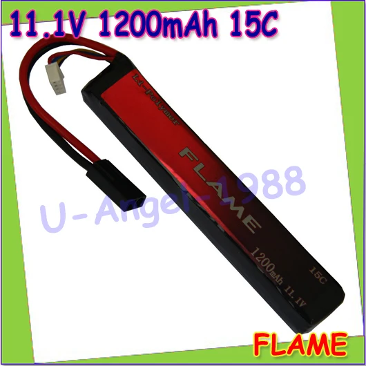 wholesale 1pcs 100 Orginal Flame LiPo Li Po 11 1V 1200mah 15C Lithium RC Battery Pack