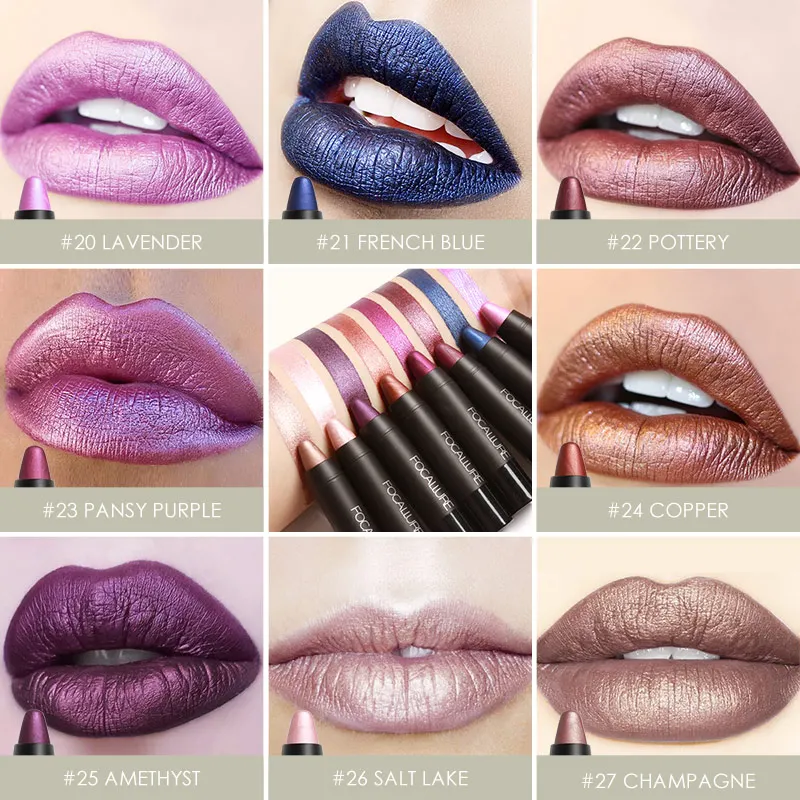 FOCALLURE-New-8-Metallic-Lip-Colors-Sexy-Party-Lip-Color-Lip-Stick-Matte-Lip-Gloss-Long (2)