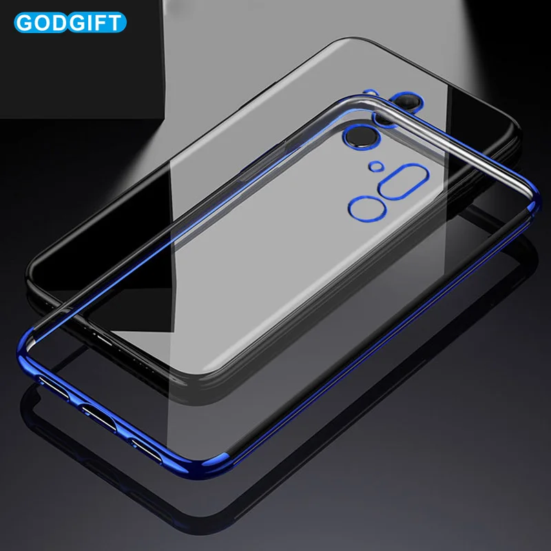 

GodGift Huawei Mate 20 Lite Case Luxury Plating Silicone Soft TPU Cover For Mate 20X 20 10 Pro Lite Back Cover Phone Cases