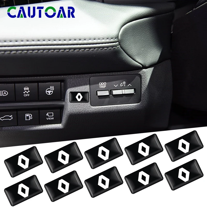Стайлинг автомобиля 50 шт. 3D декоративные наклейки Эмблема для Renault Megane 2 3 Duster Logan