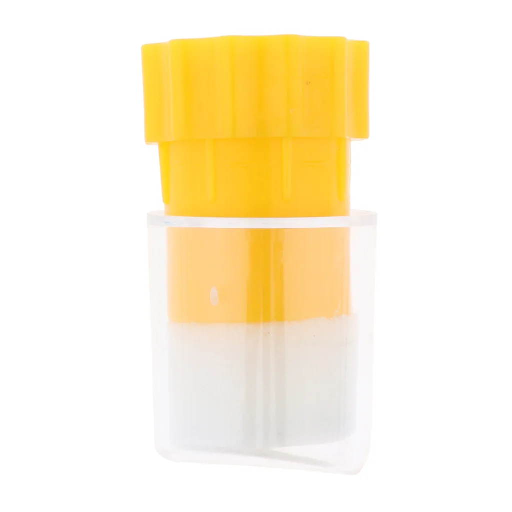Premium Queen Bee Marking Cage Marker Bottle with Soft Plunger for Beekeeper, Yellow