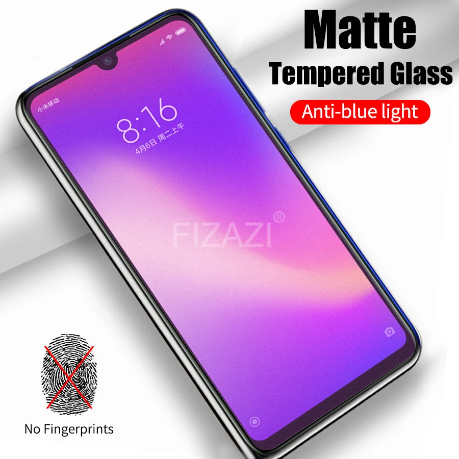Матовый защитный экран с защитой от синего света для Xiaomi Mi 8 Lite Pro 9 SE PocoPhone F1 A2 Black