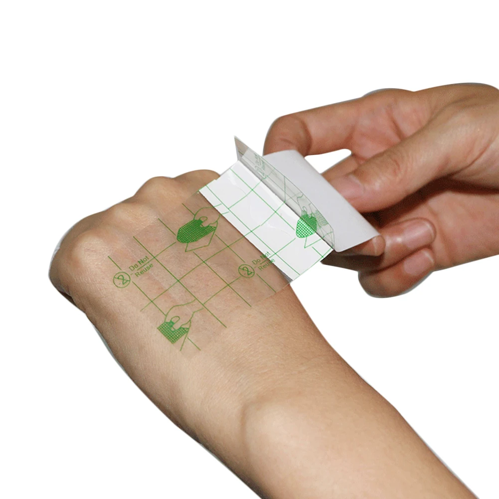 1roll Multifunction Pu Membrane Medical Adhesive Tape Breathable Dressing Roll Transparent Lightweight Anti allergic Waterproof 5