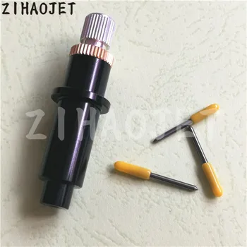 

11pcs/lot Mimaki CJV30 CJV150 cutting plotter vinyl cutter blade 30 degree / blade holder (10pcs blade + 1pc holder)
