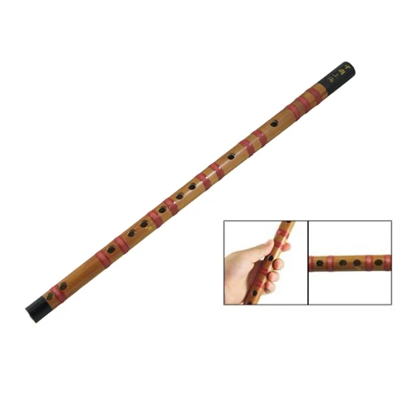 18,5 "длинный музыкальный инструмент сопрано F китайская Дизи бамбуковая флейта