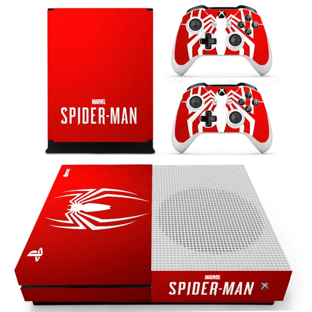 Spiderman Spiderman Skin Sticker Decal For Xbox One S Console and