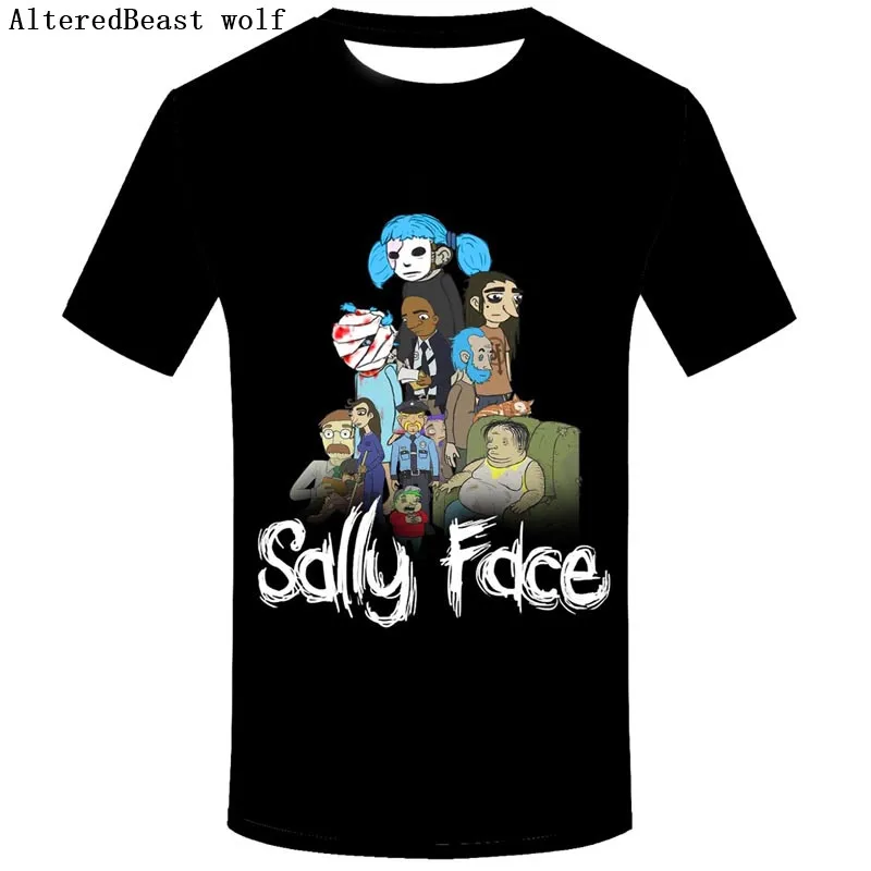 Sally Face Футболка мужская летние 3D футболки для мужчин harajuku с коротким рукавом футболки для мужчин с игровым принтом Sally Face 3D Футболка мужская одежда - Цвет: DMY526