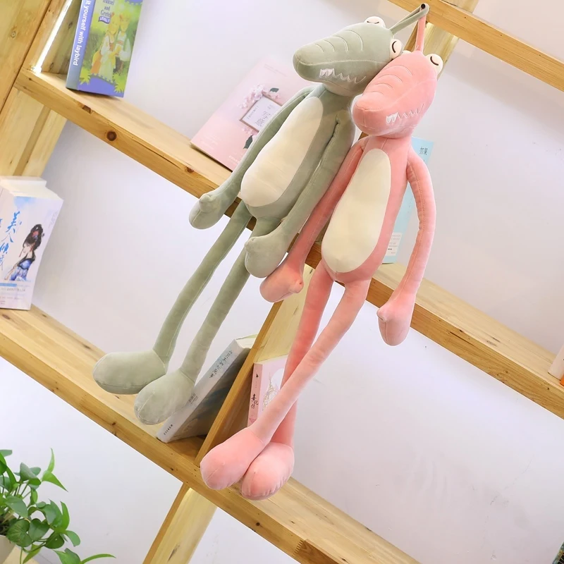 80/100 Cm Adorable Stuffed Animal Crocodile Plush Toy Alligator Cotton Pillow Cushion For Children Climbing Practice | Игрушки и хобби