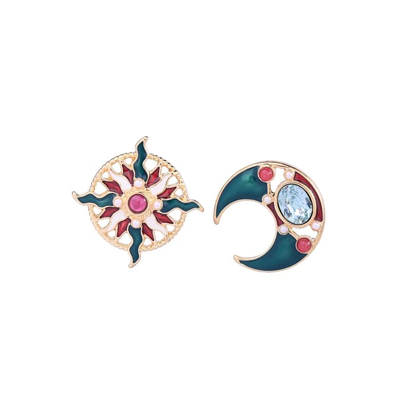 

New Arrival Fashion 2018 Mulit-Style Enamel Crystal Errings For Women Bohemia Vintage Handmade Jewelry Accessory