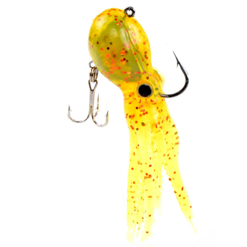 POETRYYI Новая мода ПВХ приманка осьминога 9 см 23 г разнообразие цветов выбор искусственные приманки para pesca em rio 30
