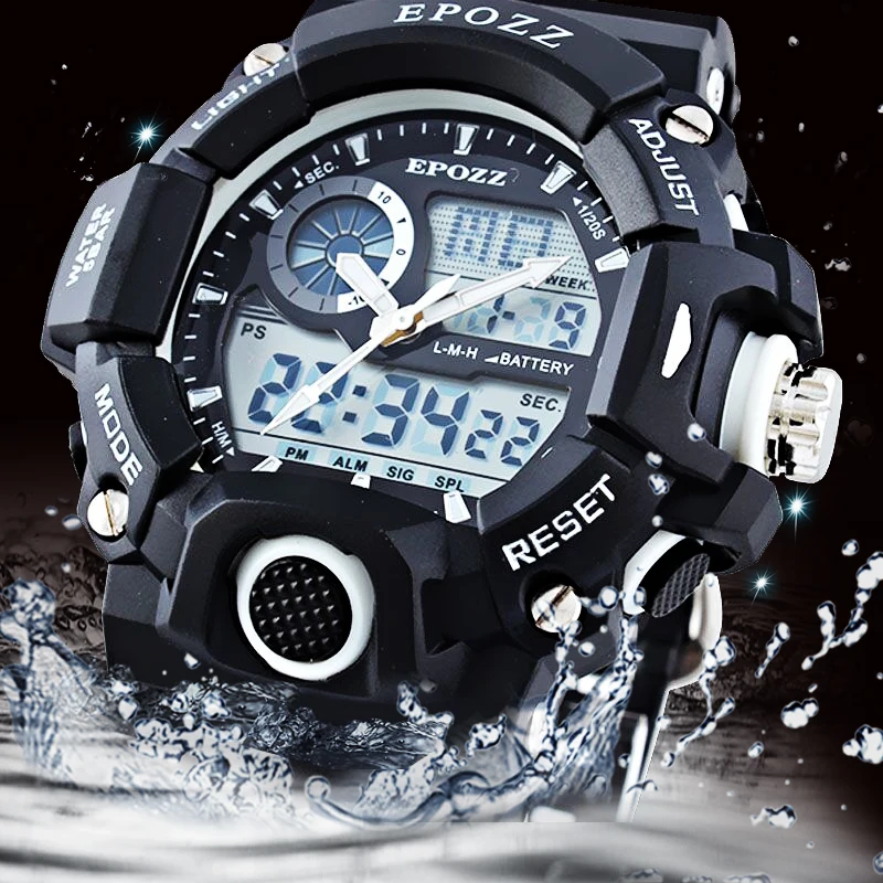 Relojes hombre 2016 G Style Quartz Digital Military watch s shock watches men Chronograph Sports Luxury Epozz relogio masculino